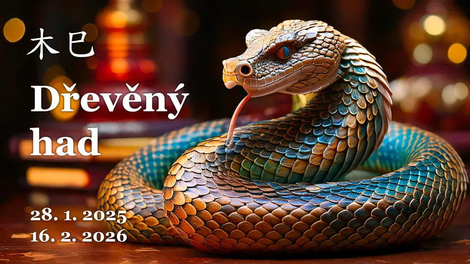Dřevěný had 29. 1. 2025 – 16. 2. 2026: Vstupte do roku proměny a růstu!