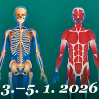 Minimum západní medicíny 1/4: Anatomie pohybové soustavy. První pomoc (3.–5. 1. 2026)