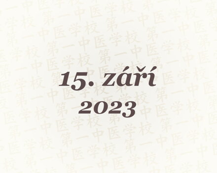 Tuina - ročníkové zkoušky – 15. 9. 2023