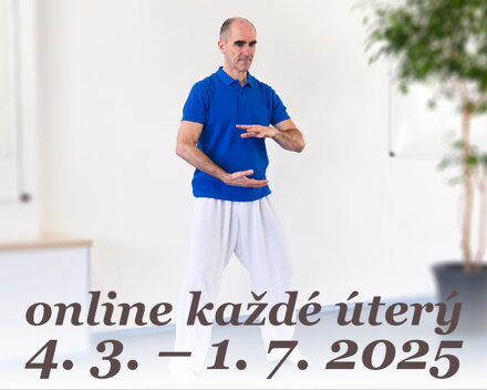 Qigong: cvičte online každé úterý od 4. 3. 2025 v 18:00