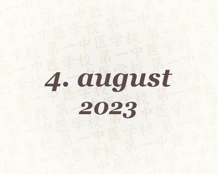 Tuina - ročníkové zkoušky – 4. 8. 2023