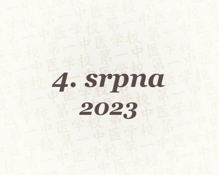 Tuina - ročníkové zkoušky – 4. 8. 2023