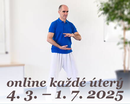 Qigong: cvičte online každé úterý od 4. 3. 2025 v 18:00